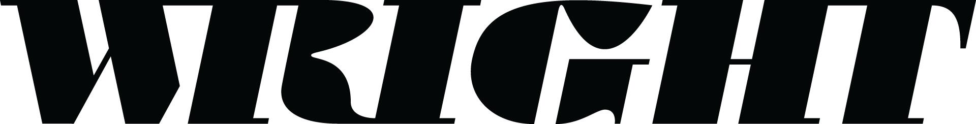 Bold black text spelling "WRIGHT" on a white background.