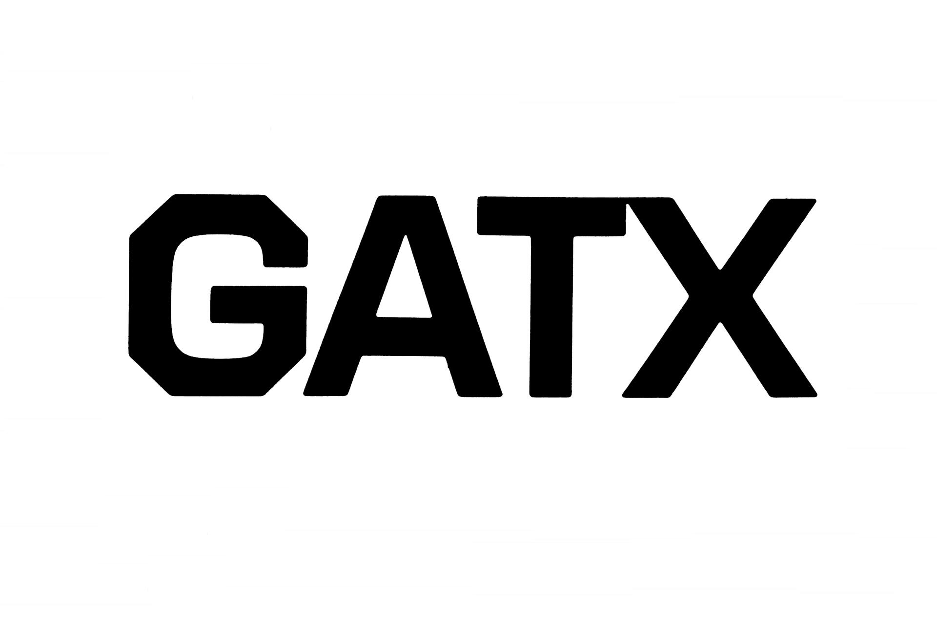 "GATX" in bold, black uppercase letters on a white background.