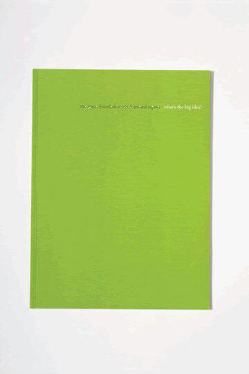 Green hardcover book with embossed title near the top.