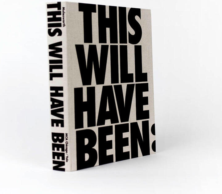 Standing book titled "THIS WILL HAVE BEEN" with bold black letters on a beige background.