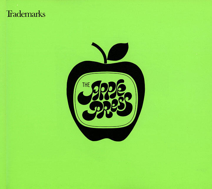 Green background with a black apple logo featuring the words "The Apple Press" in stylized lettering.