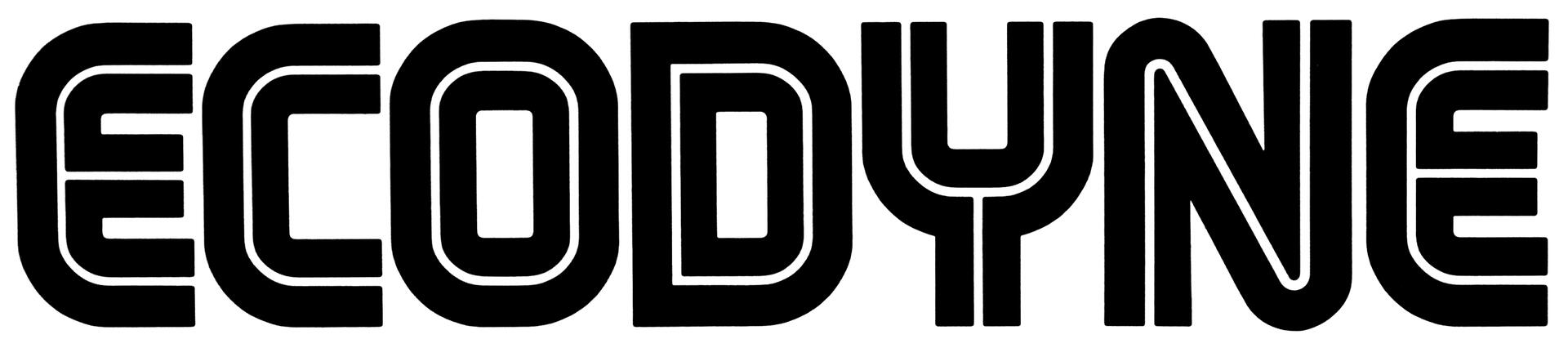 Bold black text that reads "ECODYNE" on a white background.