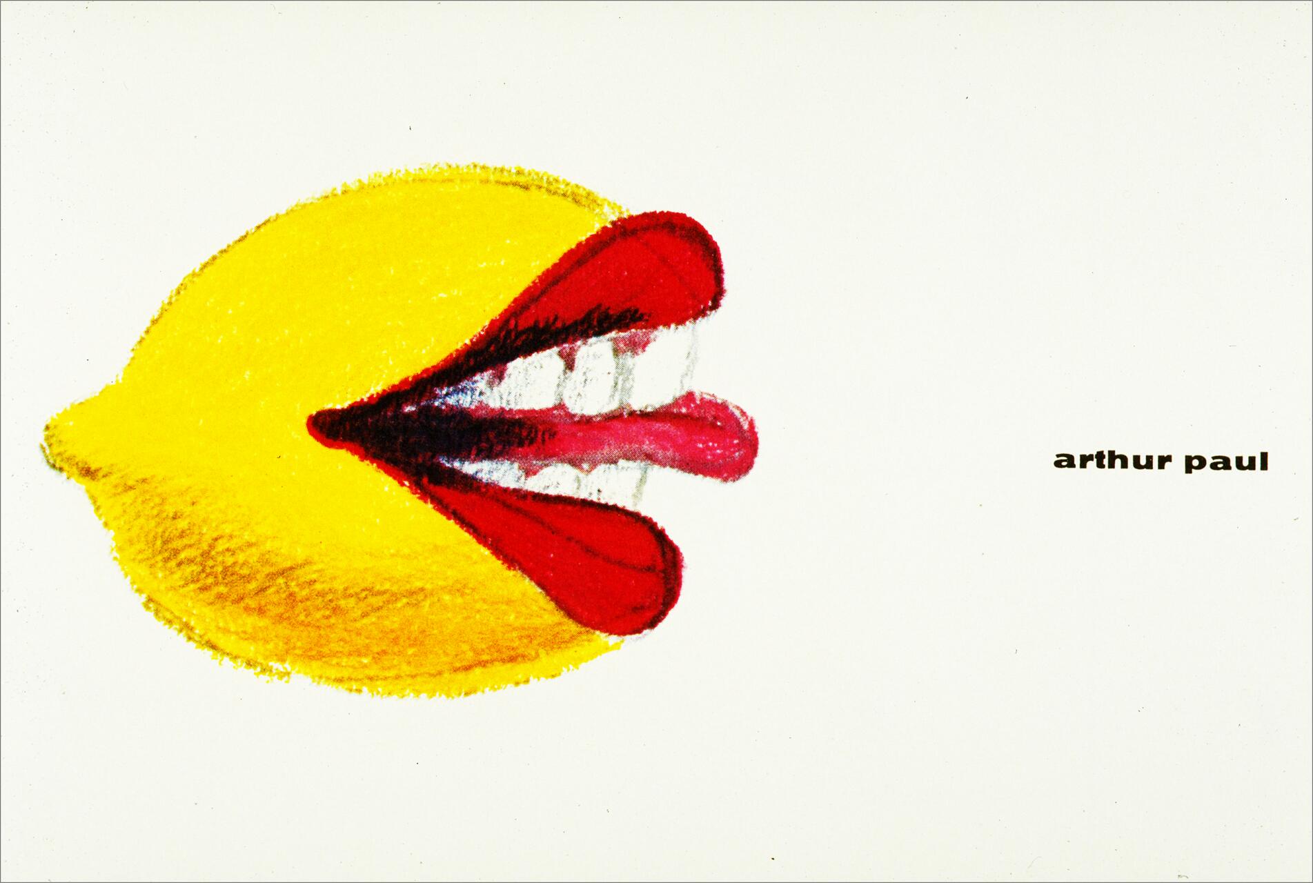 A lemon with a cartoon mouth, red lips, white teeth, and a tongue is illustrated on a white background.
