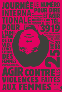 "Violence Against Women" Poster