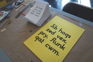 16C-096_Risograph printed type specimen poster_Bryce Wilner