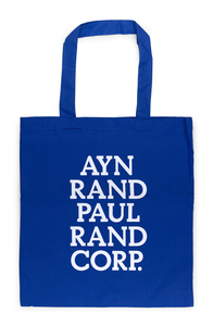 16C-161_Rands - Silkscreened blue cotton tote bag_James Goggin/David Hartt