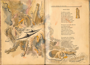 20A-09_Race Gear Poem: Leaves from an Old Log_Gustav Rehberger