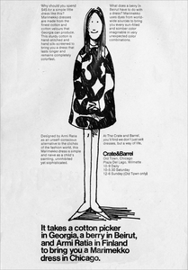 19E-29_Crate & Barrel: Marimekko display ad_Tom Shortlidge