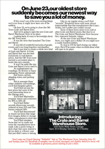 19E-34_Crate & Barrel: Warehouse Store display ad_Tom Shortlidge