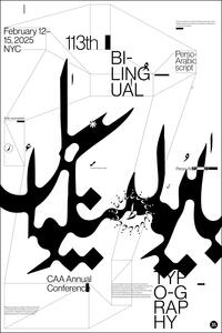 25B-10_Bilingual Typography at CAA 113th Conference: Poster_Sajad Amini